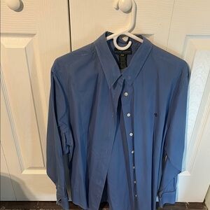 Ralph Lauren Blue Blouse Elegant Top